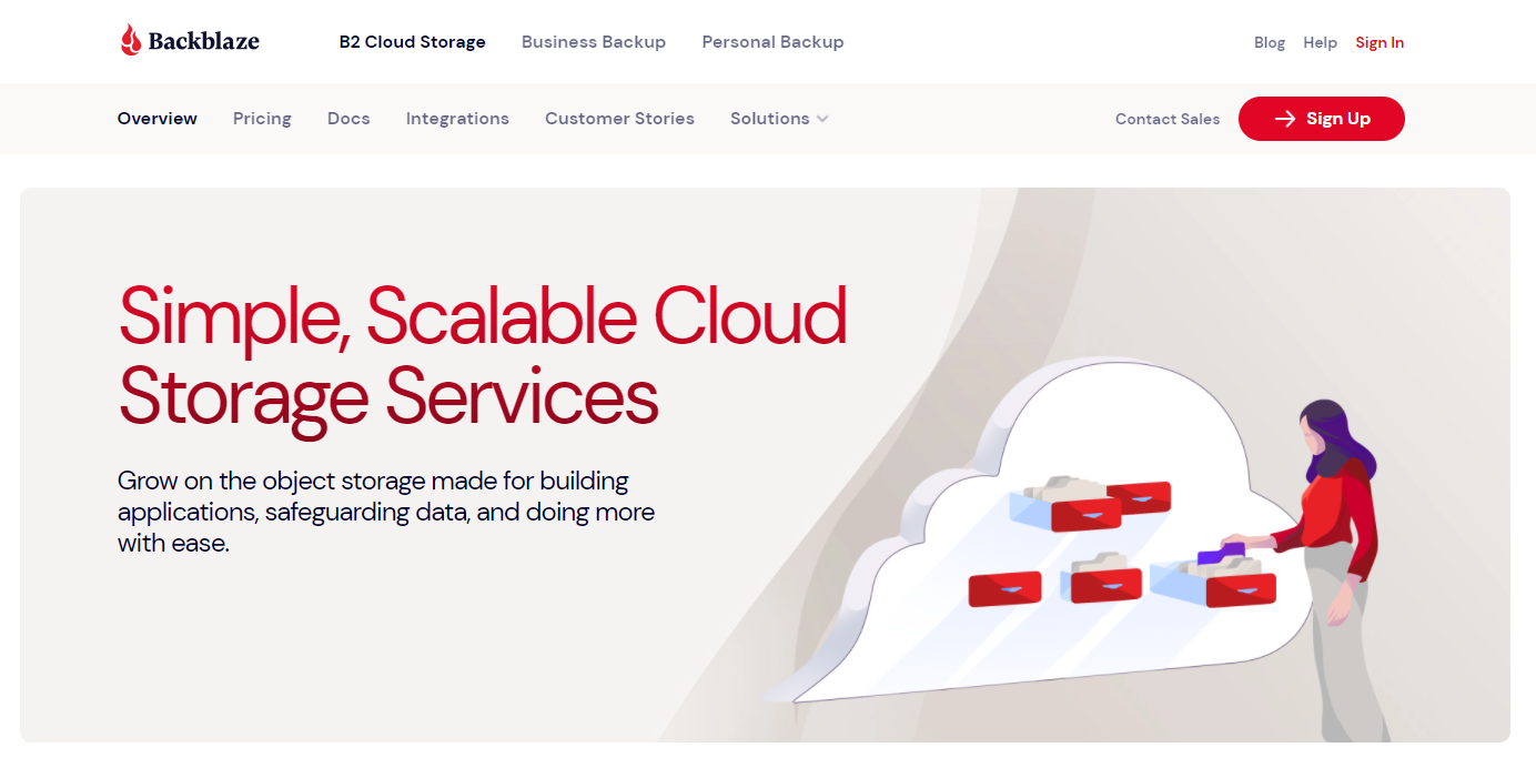 Backblaze B2 Home Page