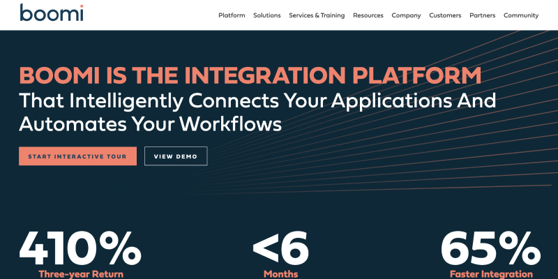 Boomi website