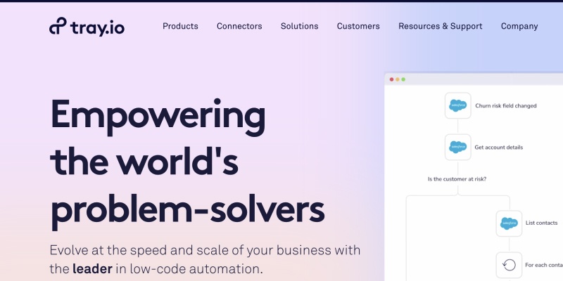 Tray.io website