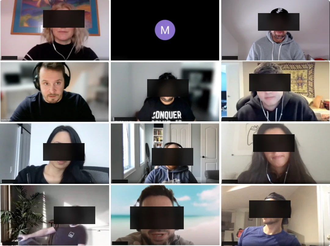 Collection of users we talked to