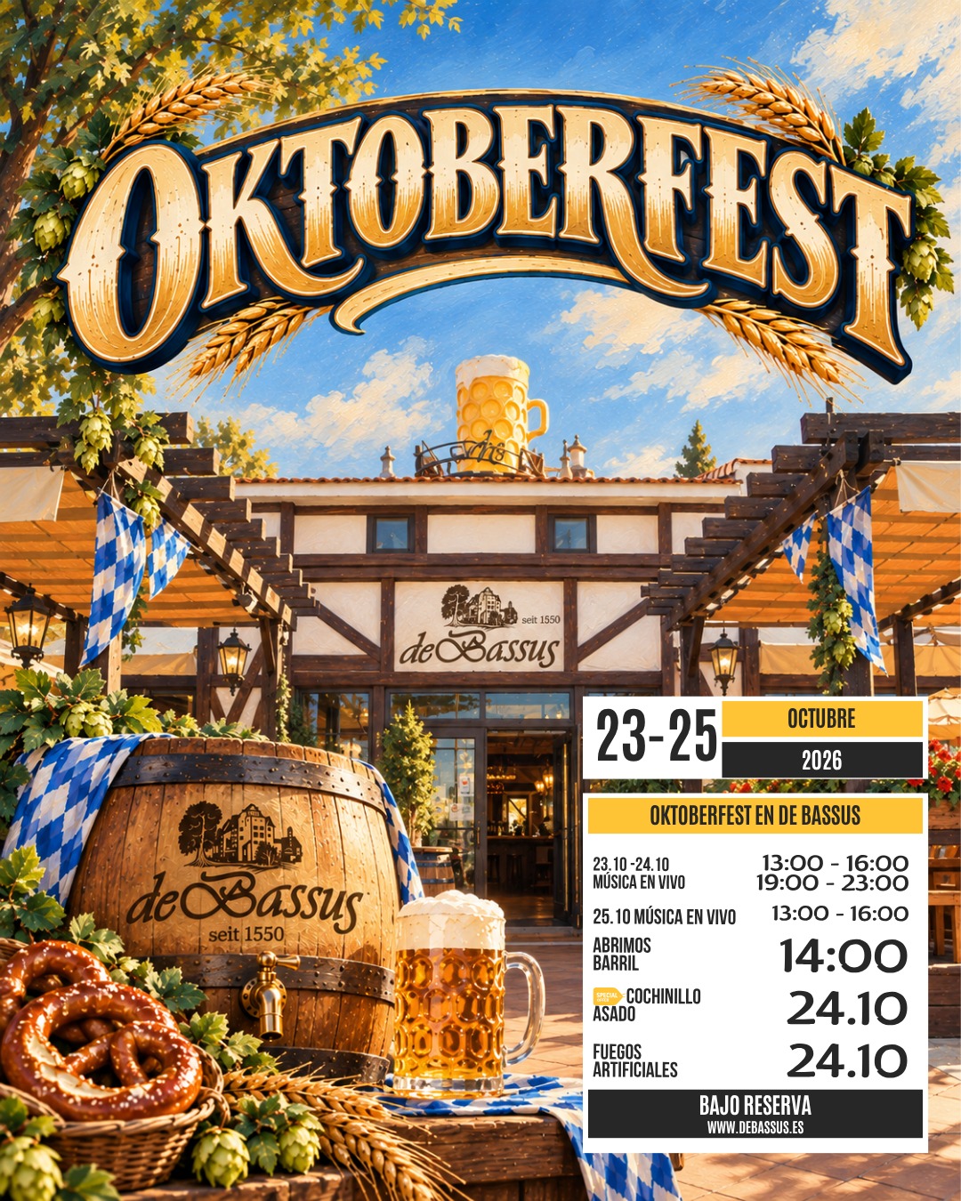 Octoberfest 23-25 octubre de Bassus La Zenia
