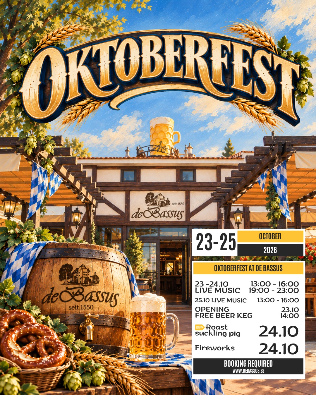 de bassus octoberfest 23-25 octubre la zenia