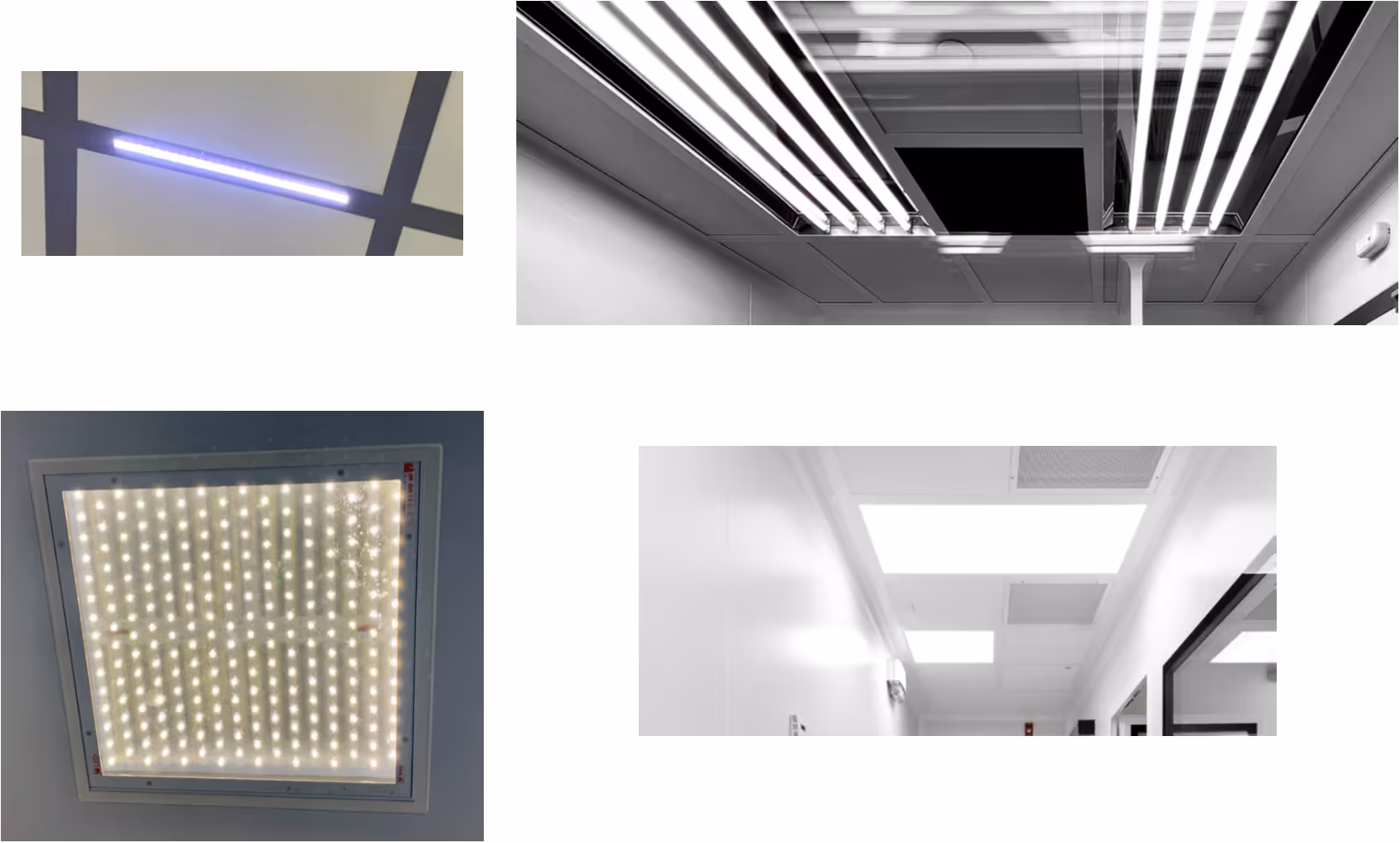 Cleanroom lighting systems