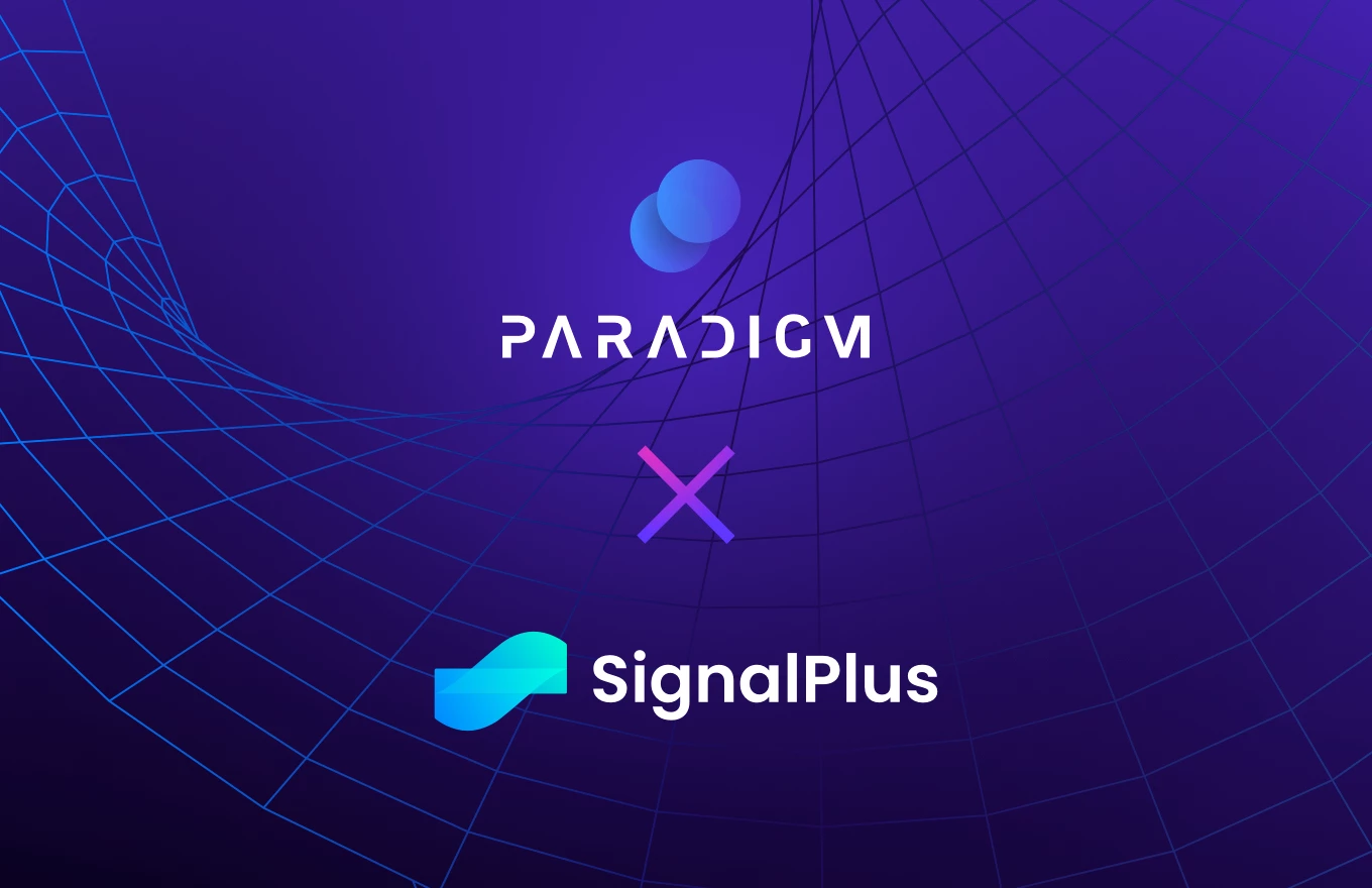 Paradigm + SignalPlus: A Game-Changing Partnership for Options Traders |  Partnerships | Paradigm