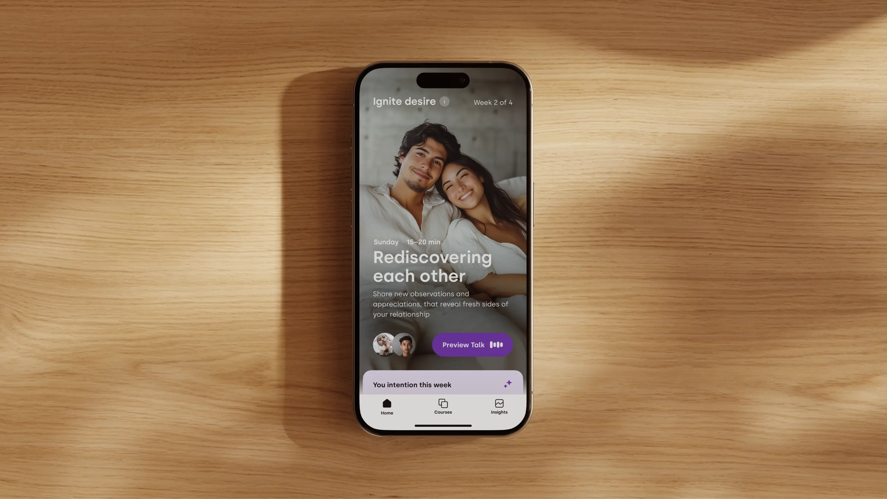Together – Product design & prototyping for couples coaching app