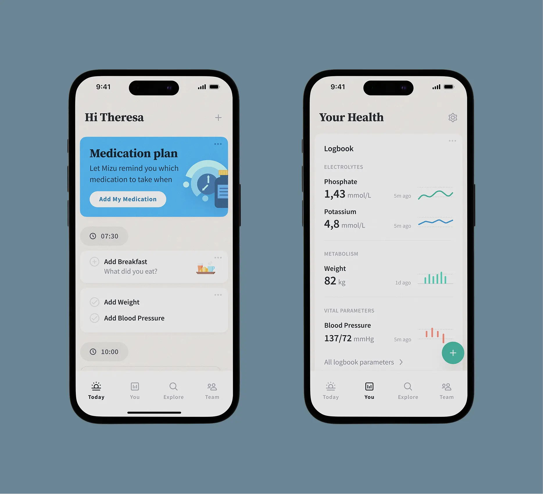 Mizu – Companion app for chronic kidney disease patients