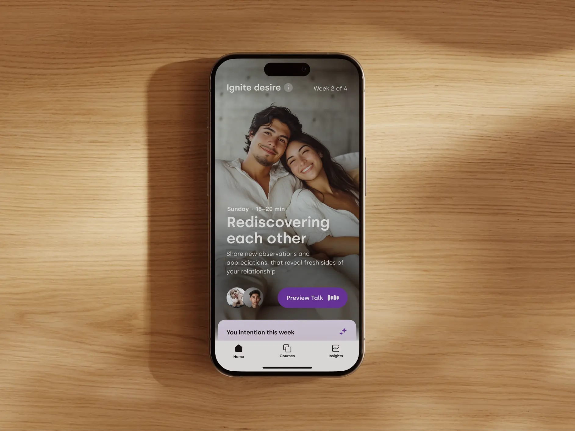 Together – Product design & prototyping for couples coaching app