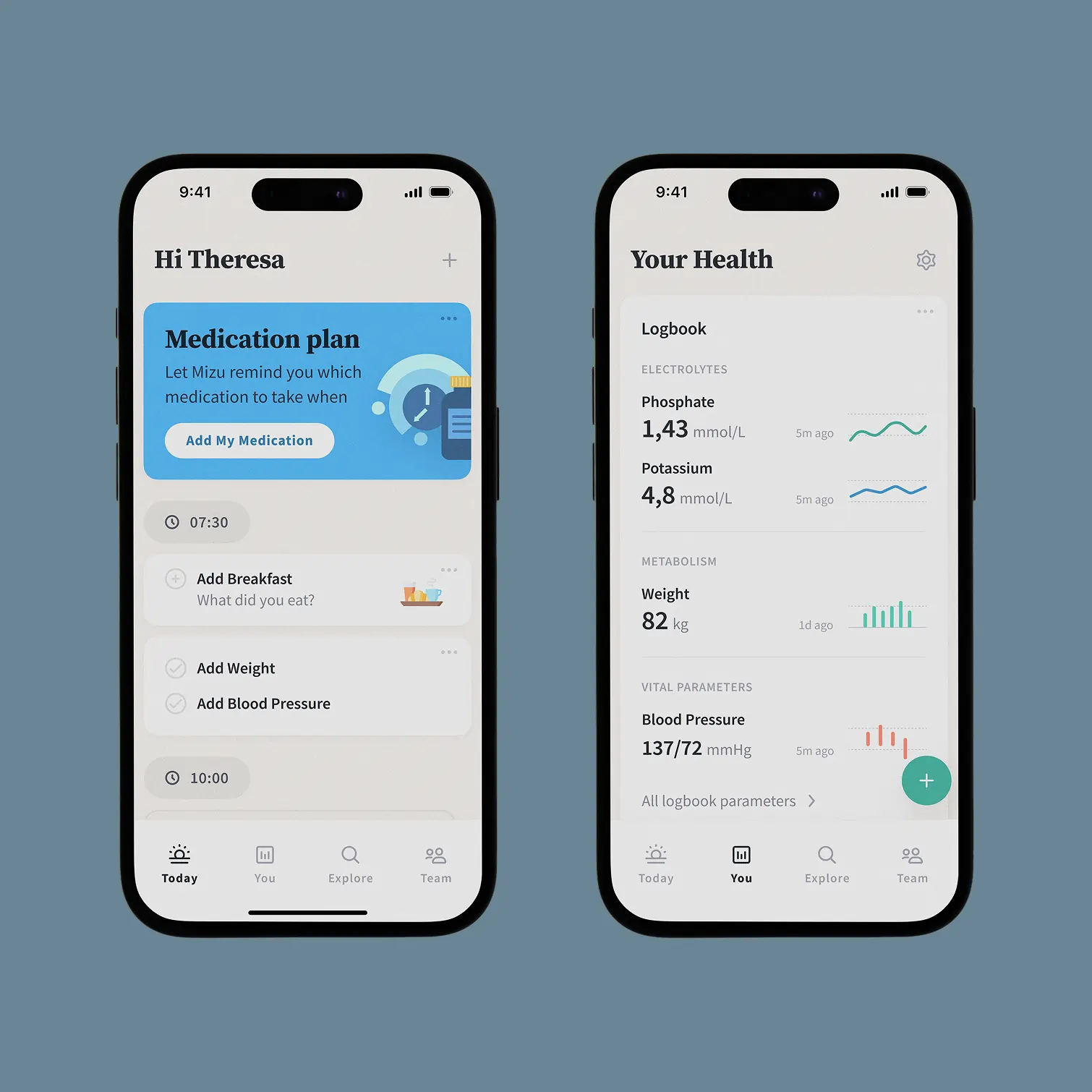 Mizu – Companion app for chronic kidney disease patients