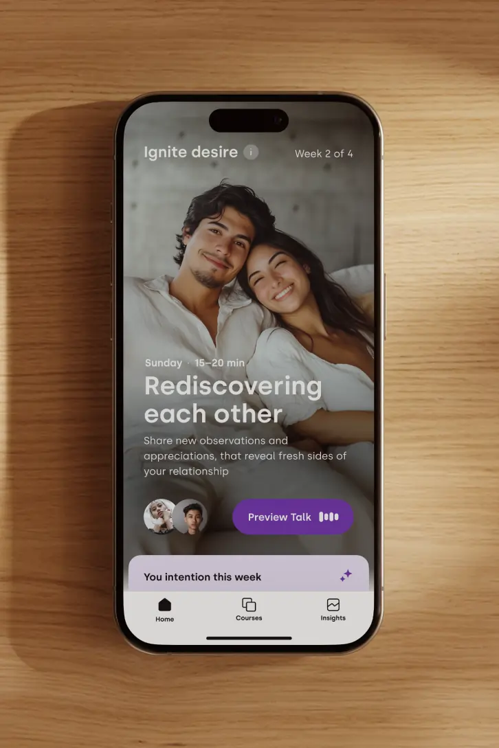 Together – Product design & prototyping for couples coaching app