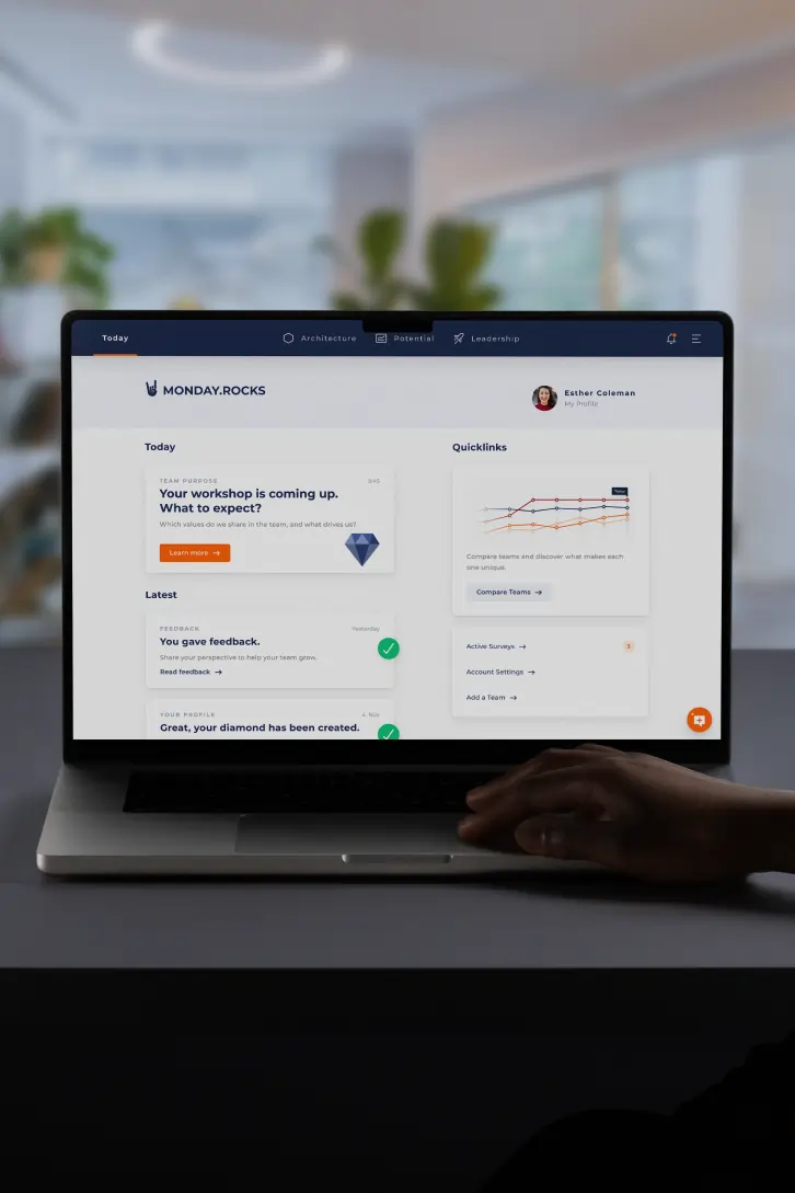 Monday.Rocks – AI assistant for team leadership