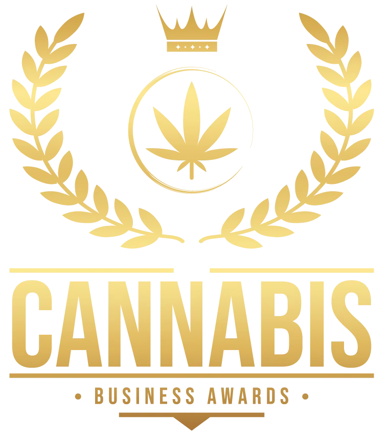 Cannabis Business Awards gold winner badge