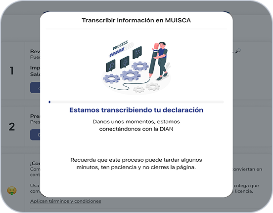 Imagen ilustrativa del paso cuatro. Presentación directa con Contadia.