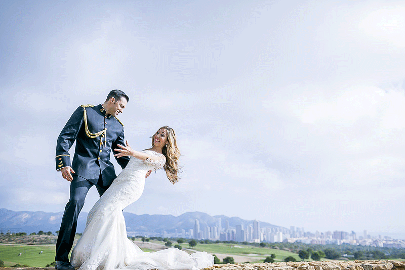 fotos de boda policía alicante