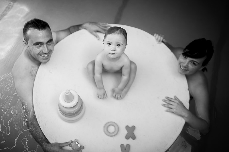 fotografías de niños en el agua en alicante