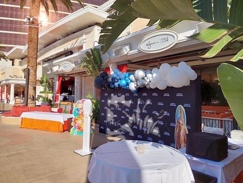 Poolside Event Decor