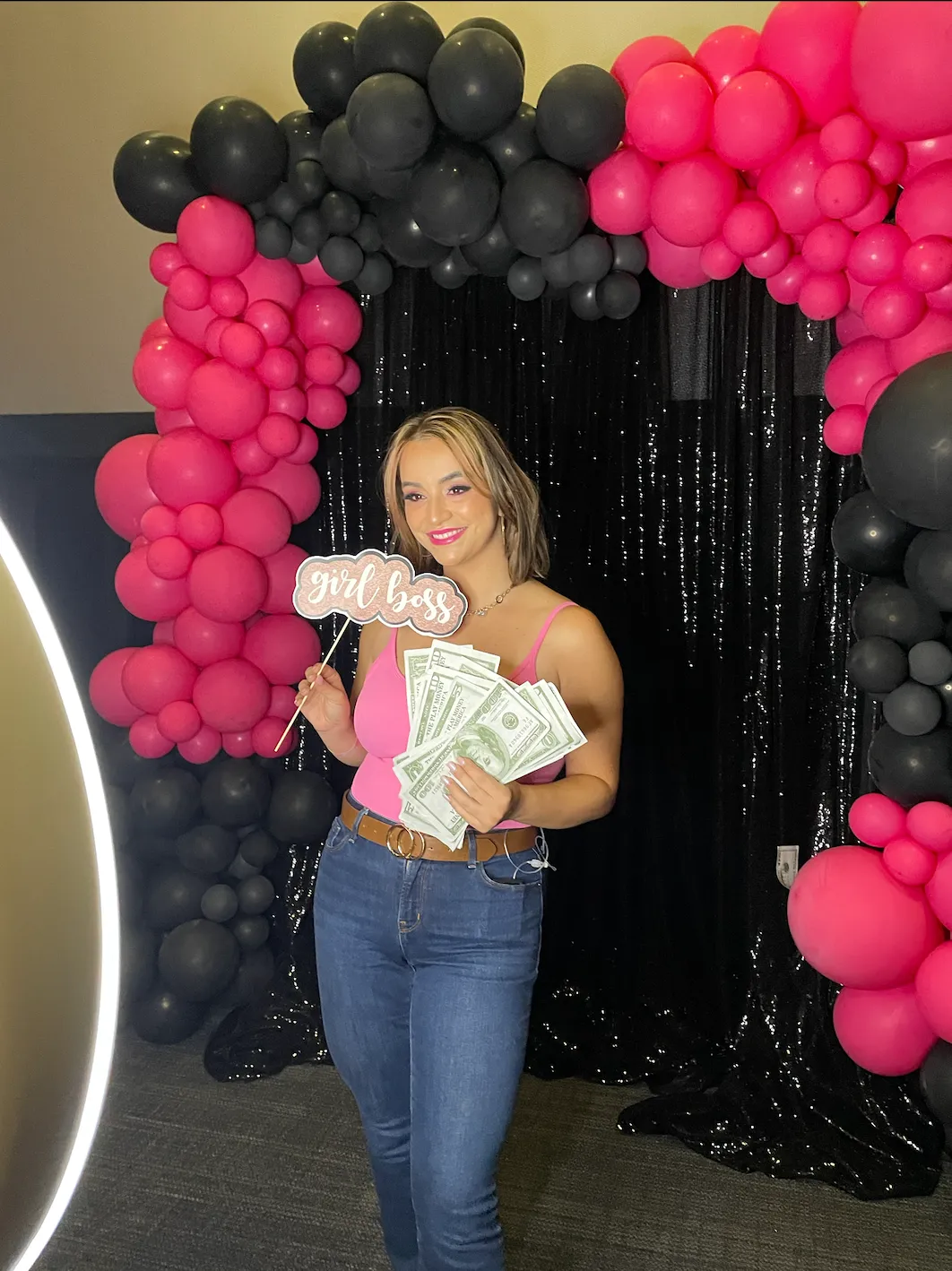 Social Booth LV team and event balloon garland showcase