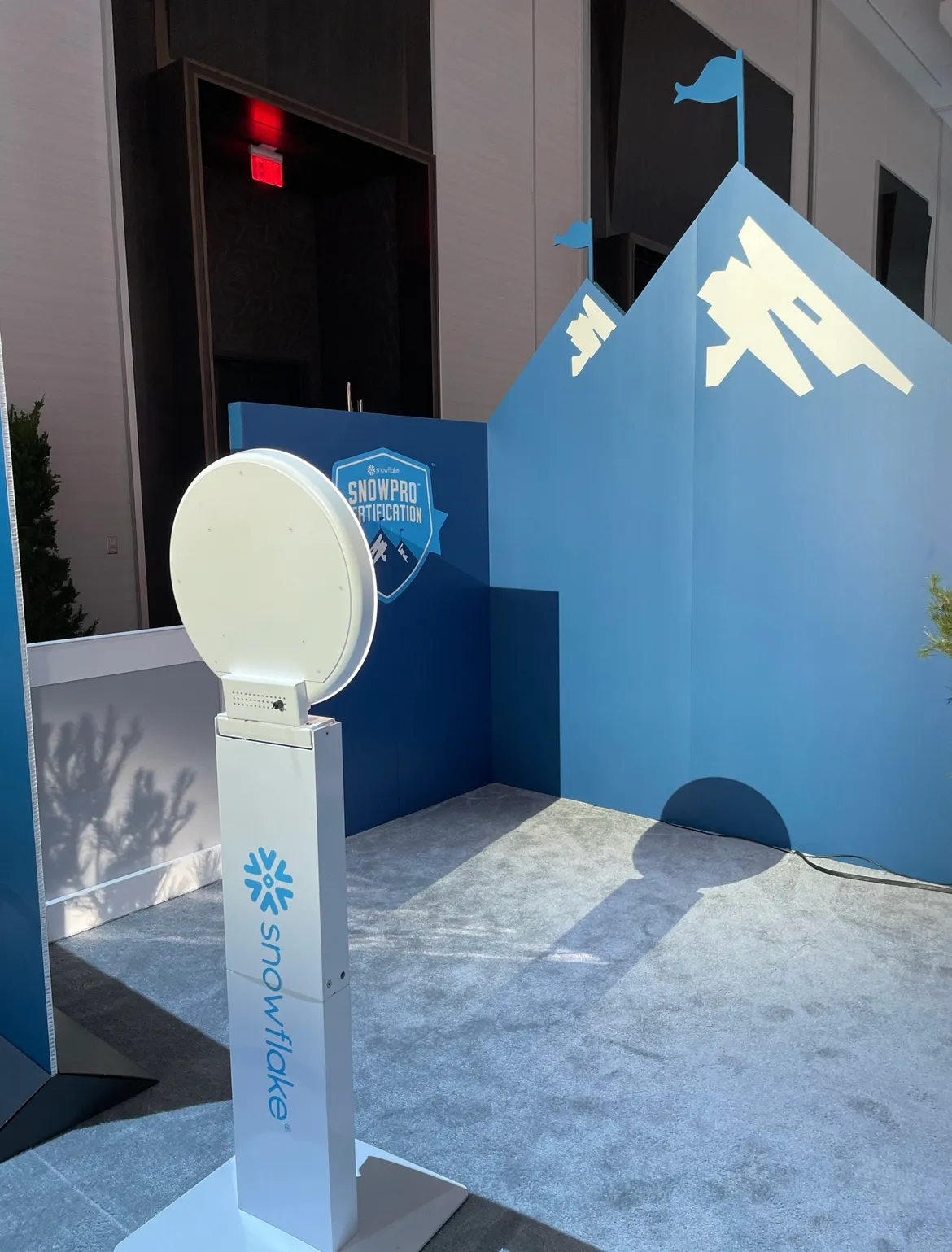 Team building photo booth experience at a Las Vegas corporate event