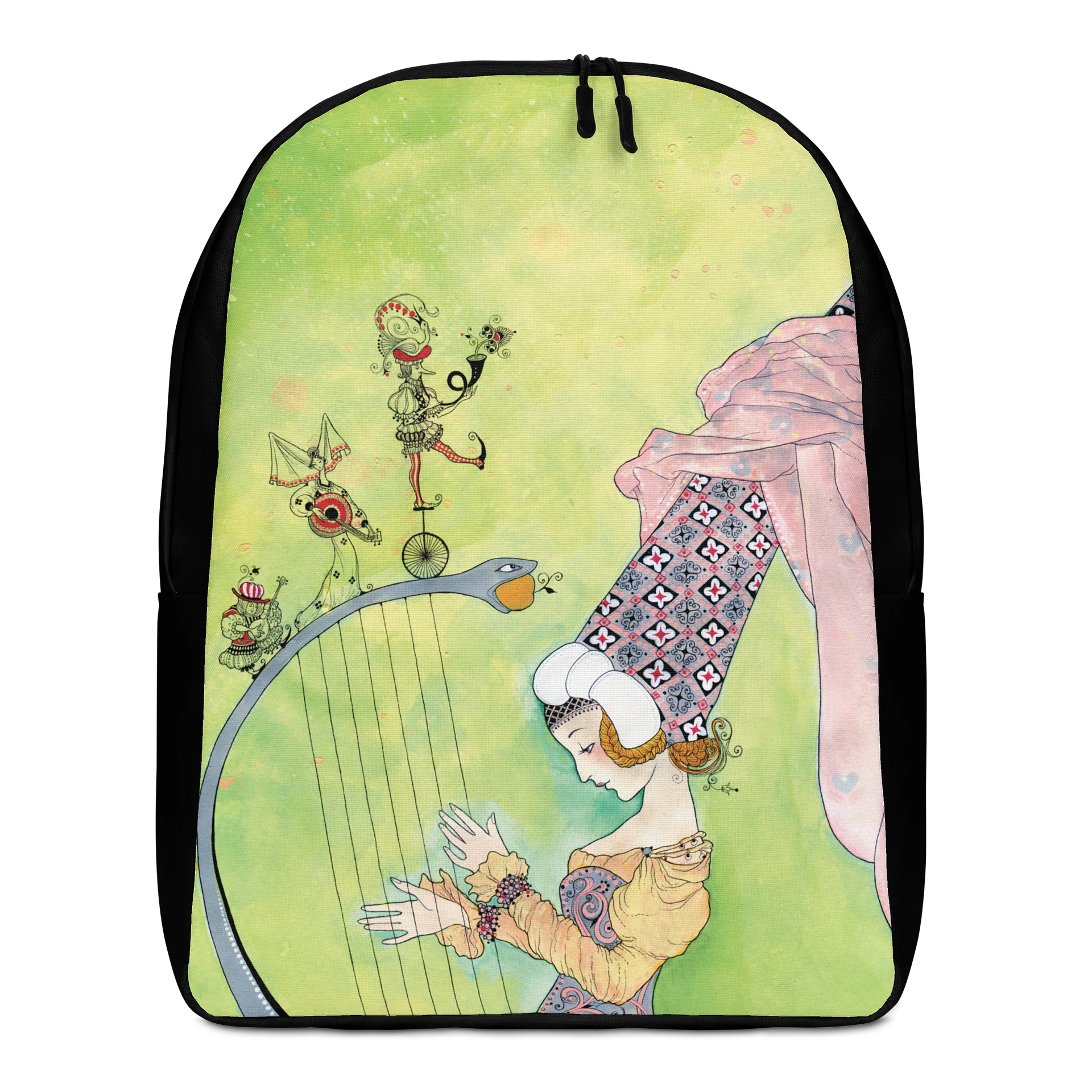 The Land of Stone Flowers backpack from So-called, featuring artwork by Sveta Dorosheva