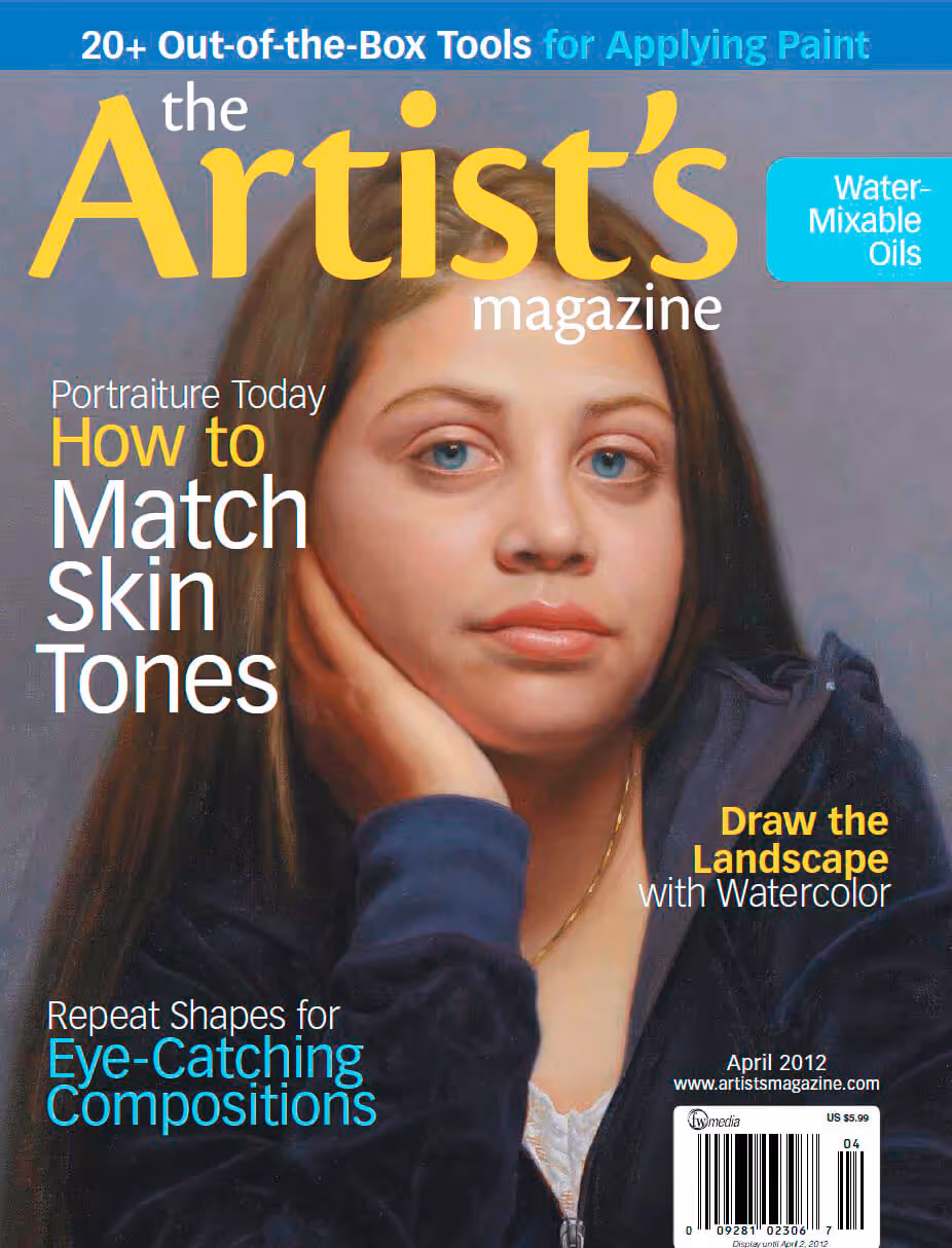 Artists magazine Cover by Marvin Mattelson Portrait Artist