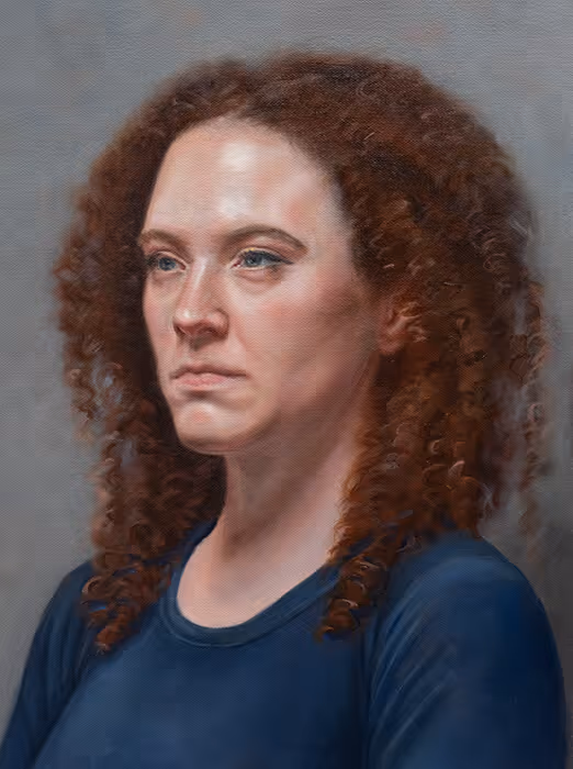 Student Oil Portrait Painting