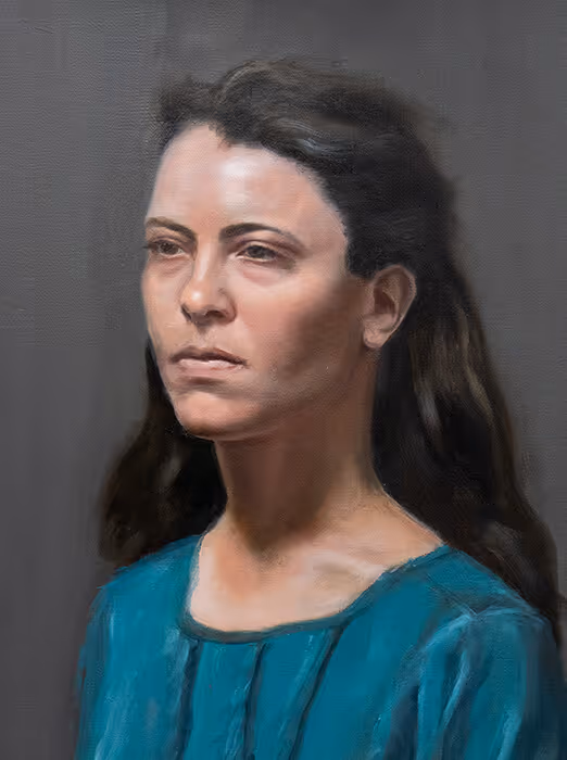 Student Oil Portrait Painting