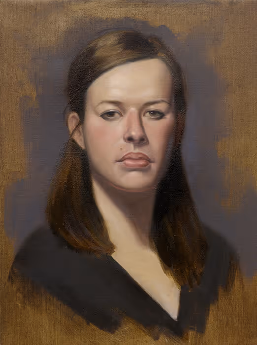 Student Oil Portrait Painting