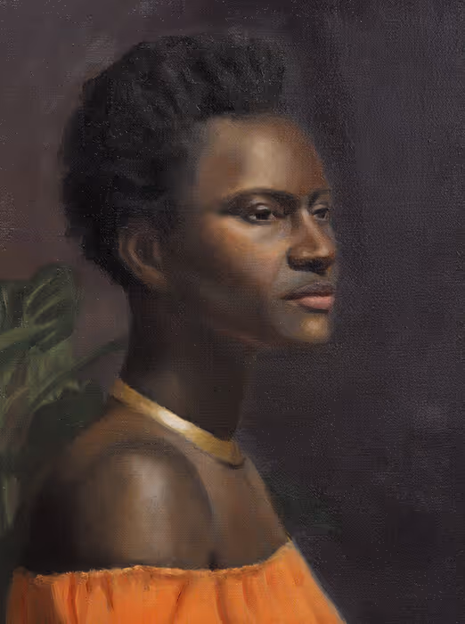 Student Oil Portrait Painting