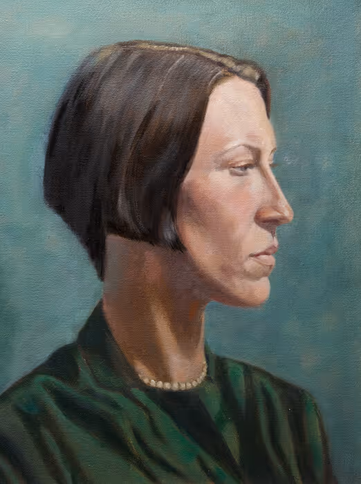 Student Oil Portrait Painting