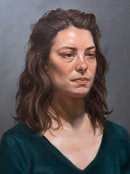 Student Oil Portrait Painting