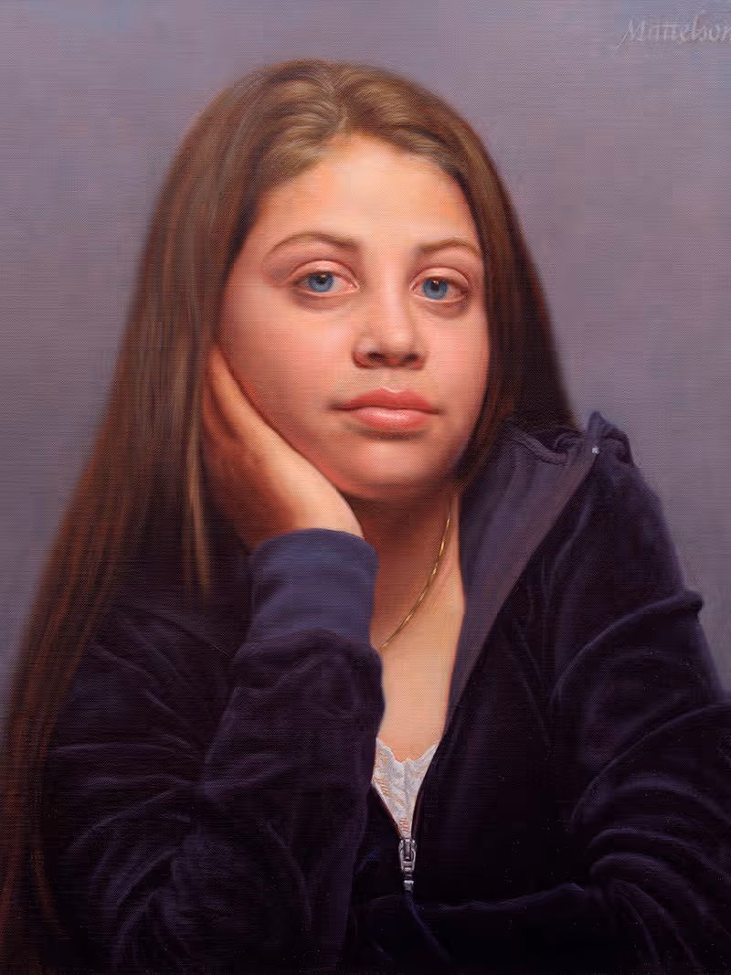 Tenn Girl Custom OIl Portrait