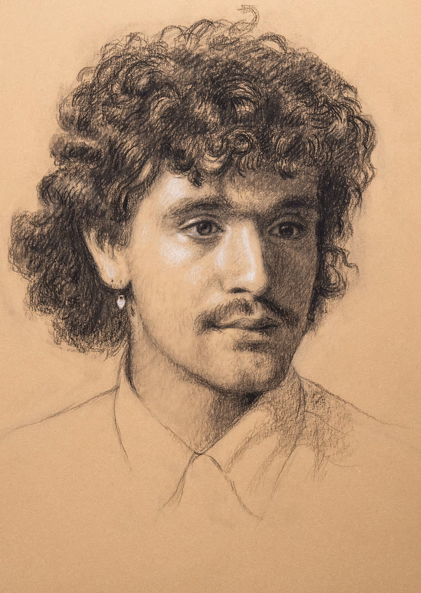 Online Portrait Drawing Demo by Marvin Mattelson