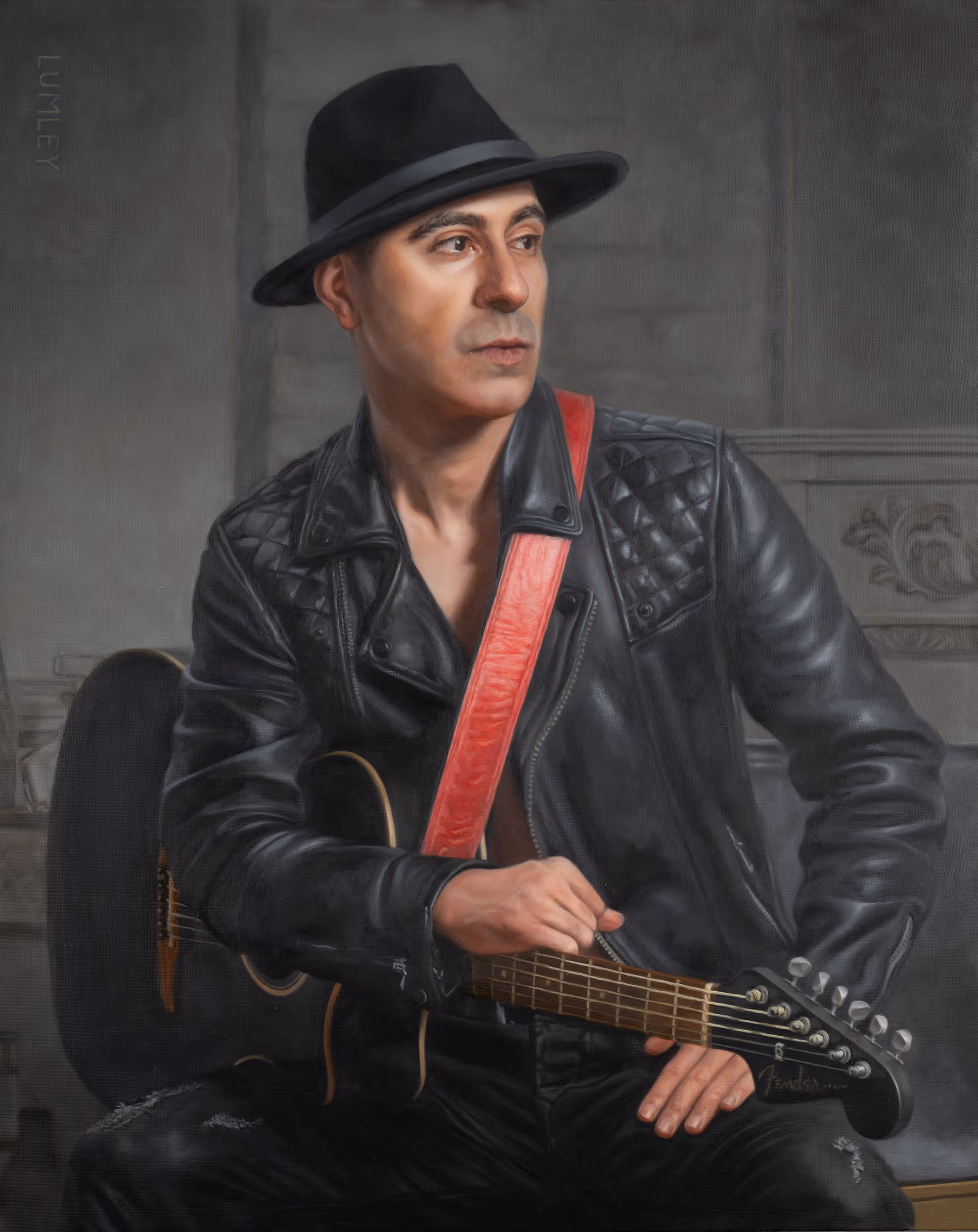 Oil Portrait Painting by Marvin's student Mary Beth Lumley