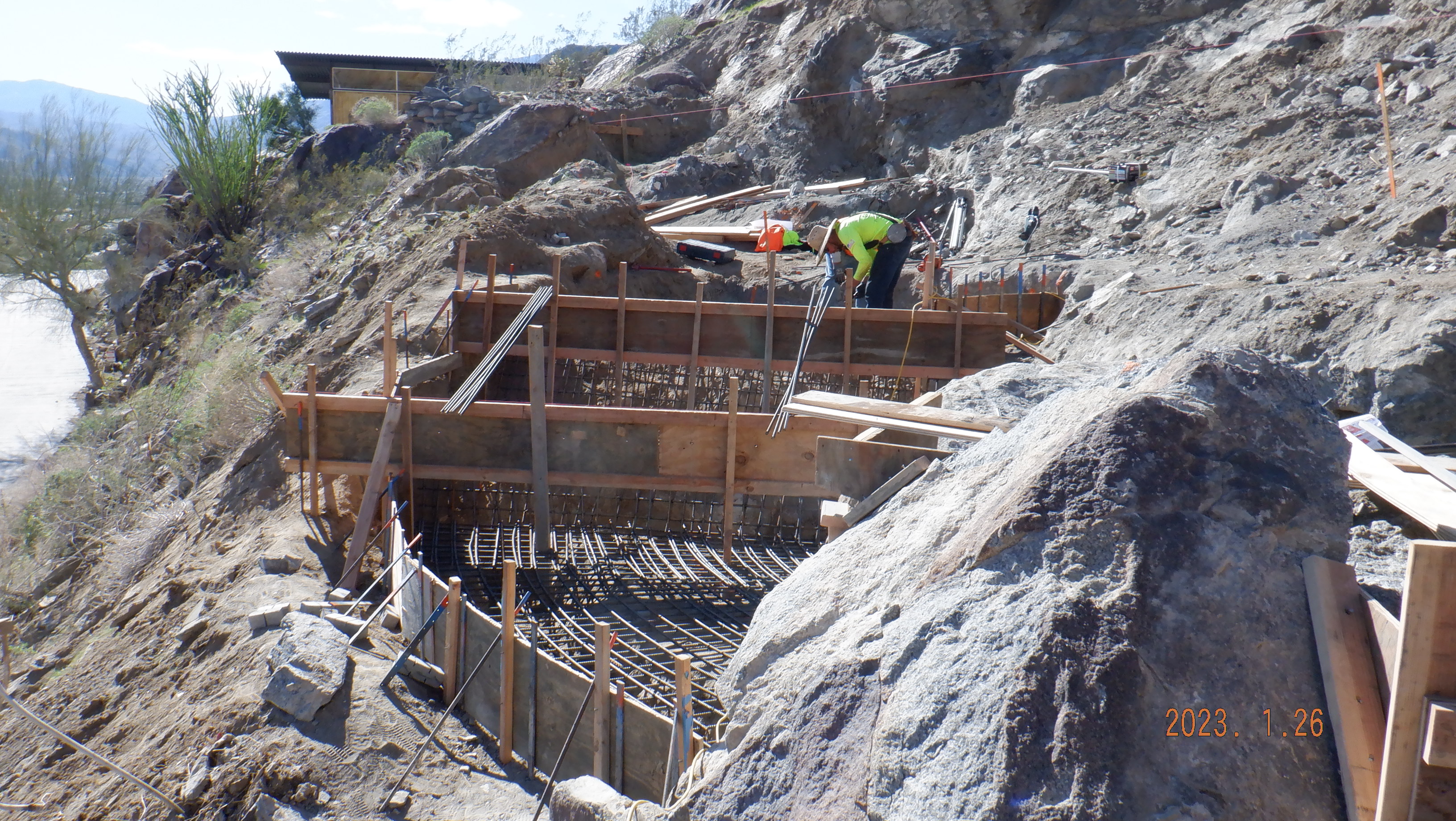 Ostoich Retaining Wall