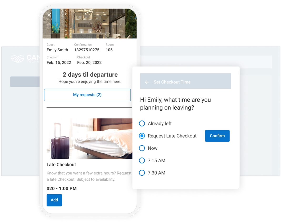 smart hotel checkout technology