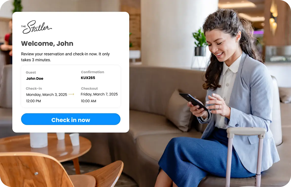 Hotel Check-in product