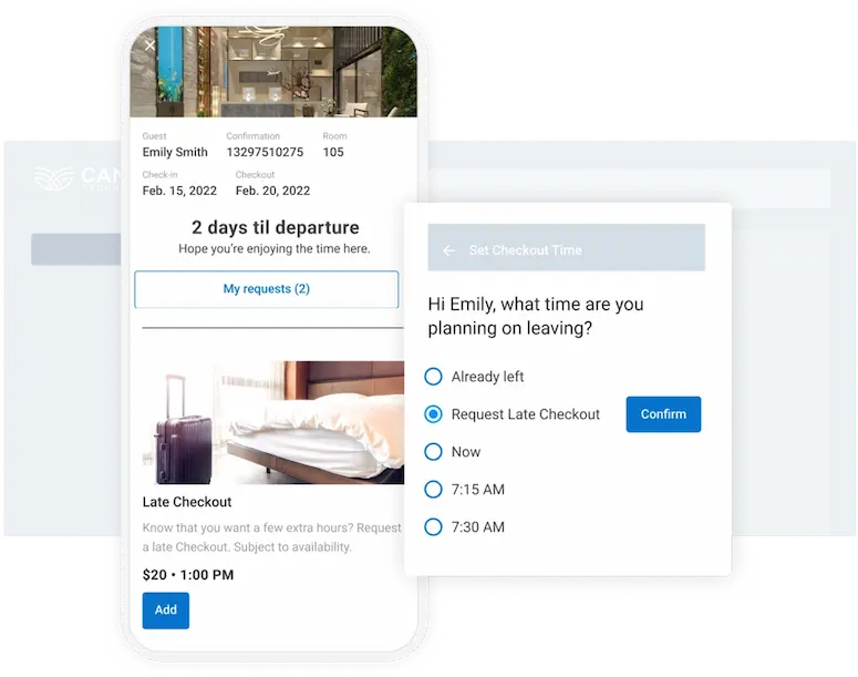 smart hotel checkout technology