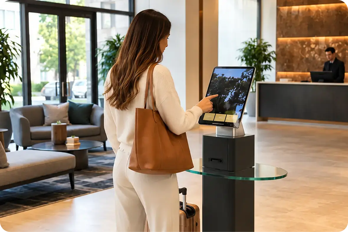 smart hotel checkout technology