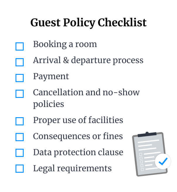 How To Create a Hotel Guest Policy That Works