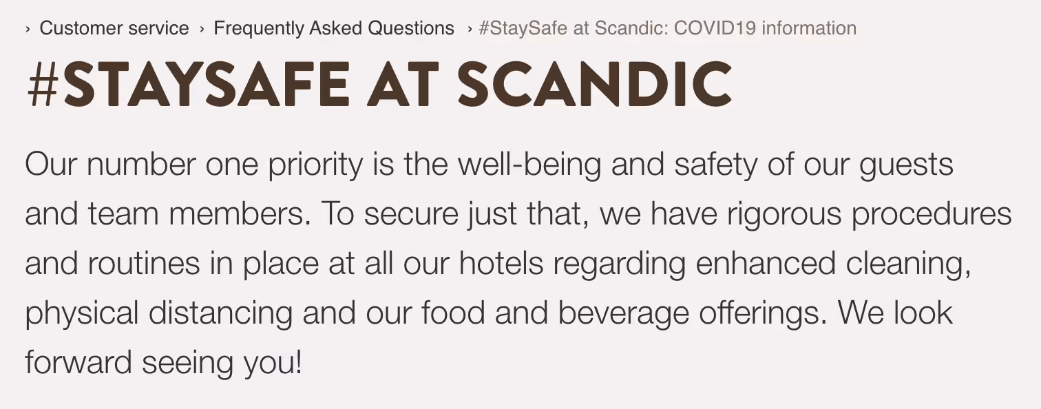 stay safe with contactless check-in