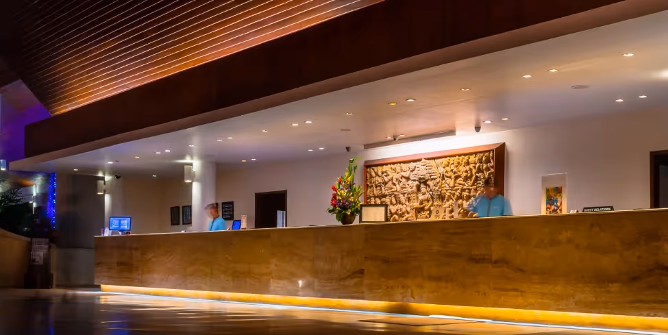 The importance of the Front Desk in the hotel lobby