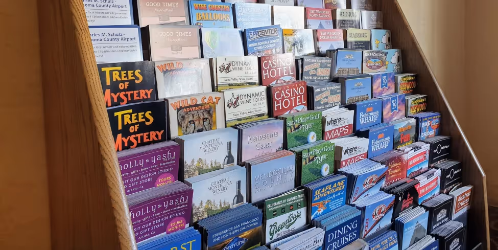 Make information easily available in your hotel lobby