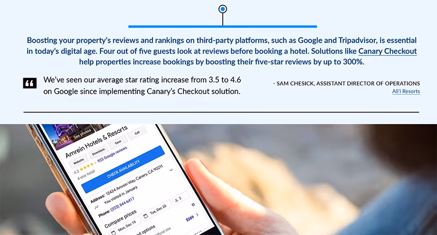 AI Canary customer quote