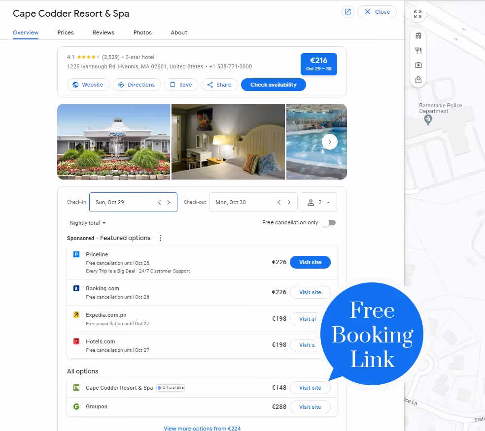Cape Codder's google presence