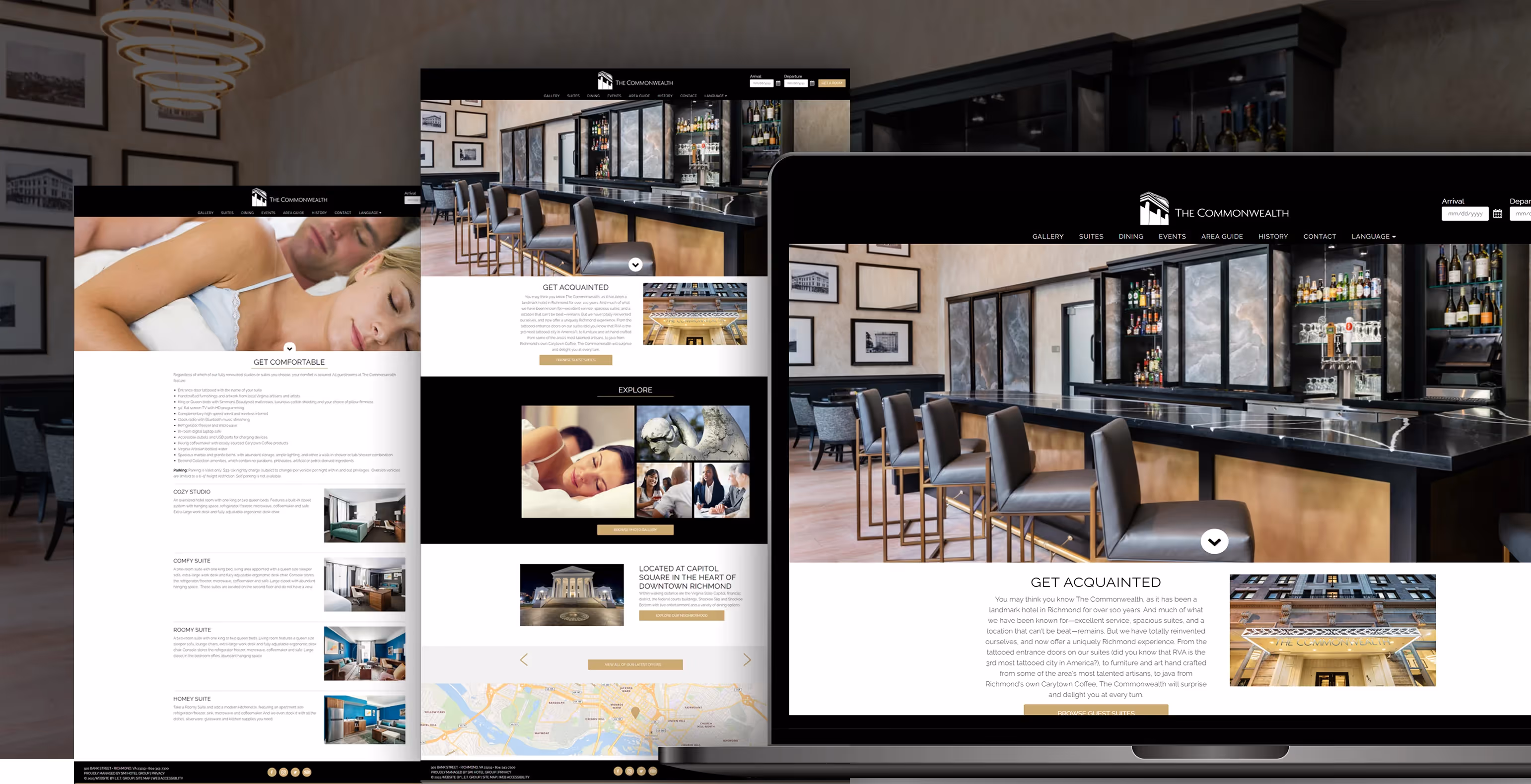 The Commonwealth Hotel website