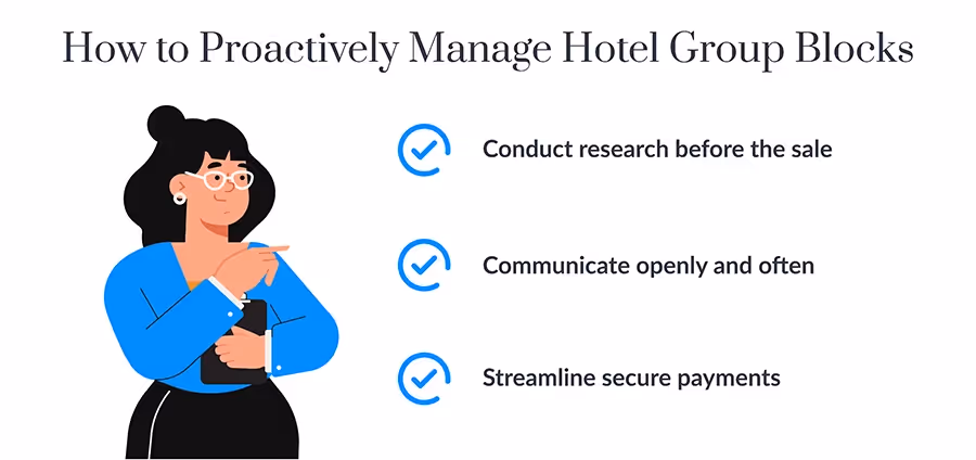 Proactively Manage Hotel Group Blocks