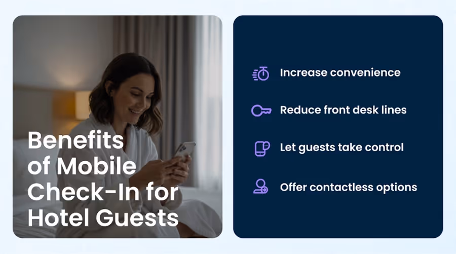 Hotel Guest Benefits from Mobile Check-in