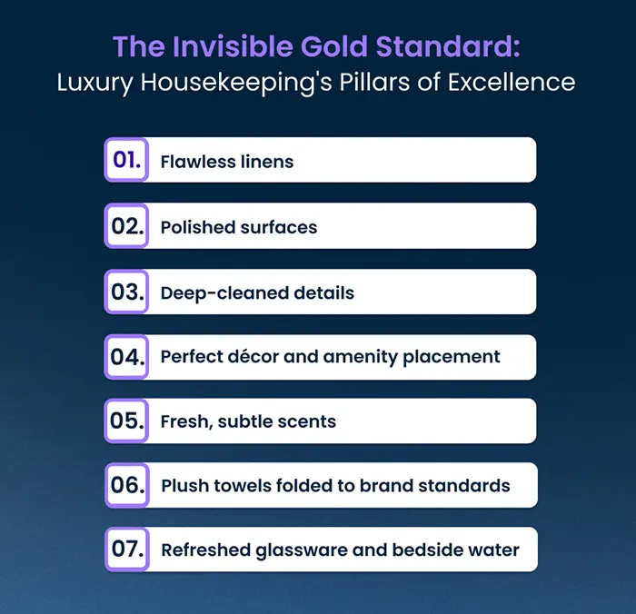 Luxury Housekeeping Pillars of Excellence