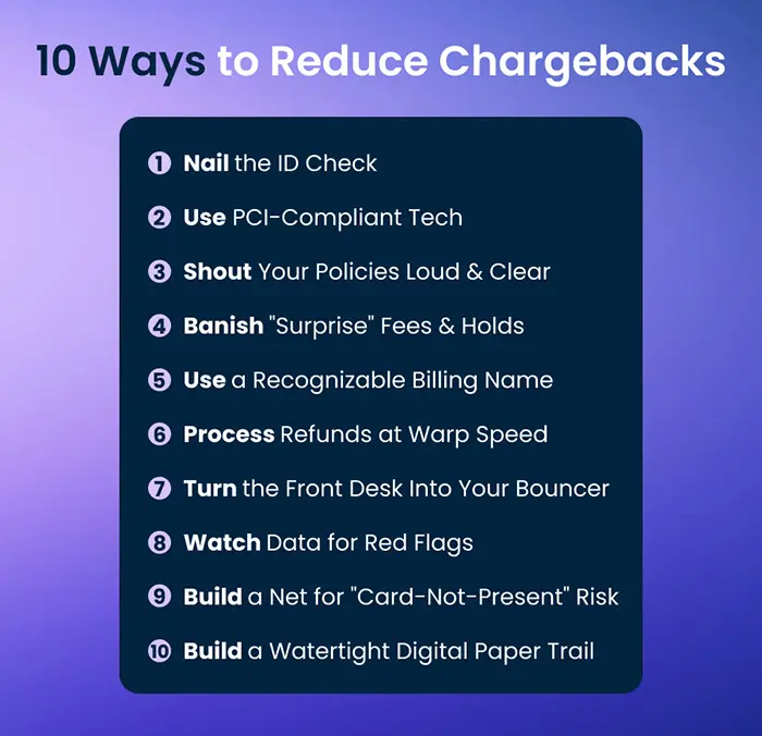 Infographic: 10 Ways to Reduce Chargebacks