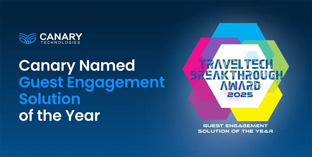 Traveltech Names Canary Technologies as Best Guest Experience Platform