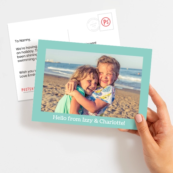Send a large photo postcard online